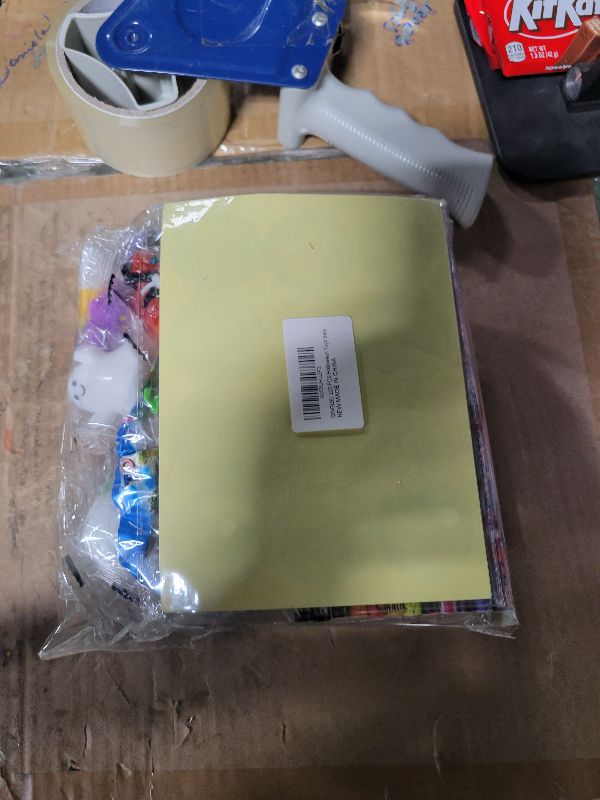 Photo 1 of 200PCS Halloween Goodie Bag Stuffers Stationery Set, Assorted Halloween Party Favors for Kids Toys Bulk Non Candy Halloween Treats Pencils, Eraser, Stamps, Slap Bracelets