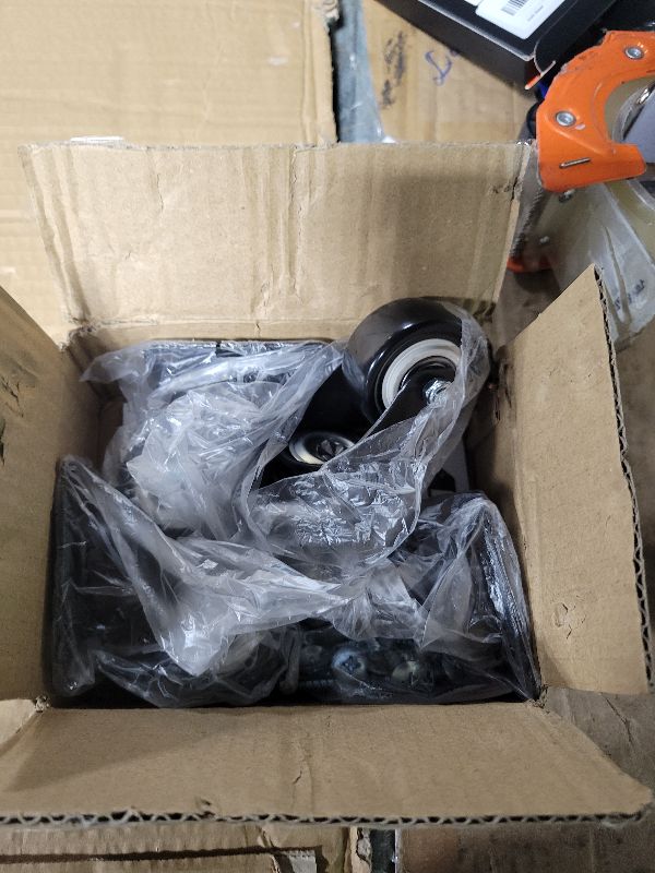 Photo 1 of 2 inch Swivel Caster Wheels Without Brake and No Noise Wheels, Heavy Duty Casters Total Capacity 600lbs (Pack of 4)