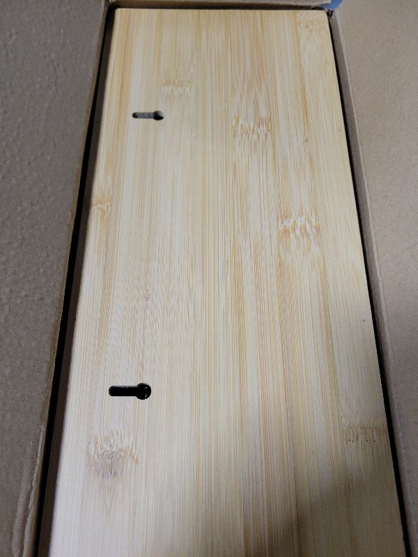 Photo 1 of 2 in 1 Plastic Wrap Dispenser with Cutter?Bamboo Foil and Plastic Wrap Organizer,Aluminum Foil and Wax Dispenser for Kitchen Drawer Storage Organization