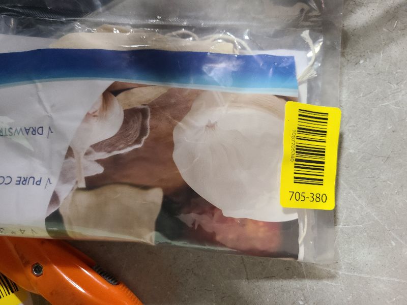 Photo 1 of 25-Pack Small Cheesecloth Bags, 4x3 Inches, Natural Unbleached Muslin Drawstring Bags for Straining Herbs, Cheese, Coffee, Tea, Soup, Gravy, Broth, Stew, and Spices