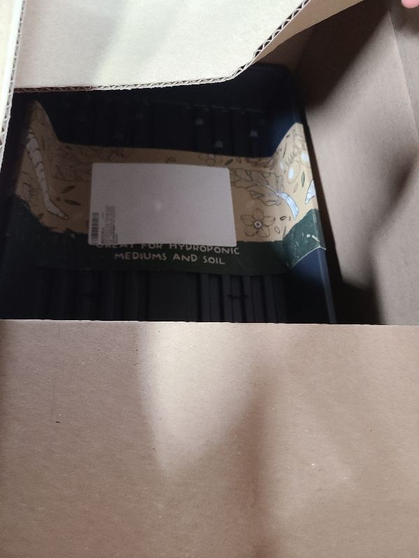 Photo 1 of 10-Pack 1020 Garden Growing Trays with Drain Holes - 10" x 20" Plastic Plant Trays with Holes - Wheatgrass Sprouting Tray