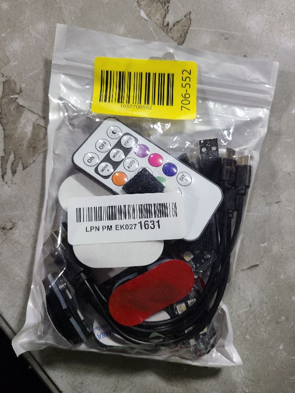 Photo 1 of 2025 Upgraded 4LEDs 8PCS Wireless LED Lights for Car, Halloween High Brightness Strobe Light with Remote Control, 2 in 1 Type-C Recharge 8 Colors IP65 Waterproof Anti-Collision Wireless Strobe Lights