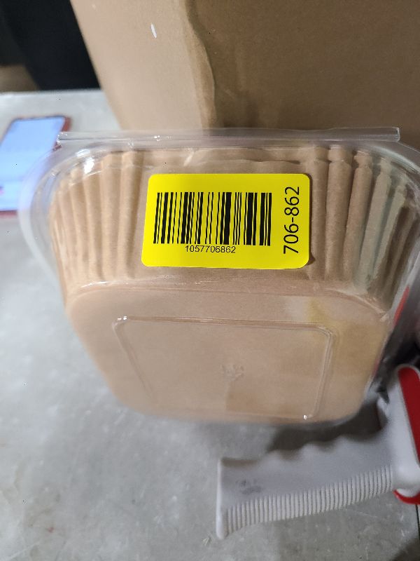 Photo 1 of 2 QT Air Fryer Liners for CHEFMAN 2 Qt Mini Air Fryer, Air Fryer Liners Disposable Small 2 qt 2.6qt, Small AirFryer Liners, DASH Air Fryer Liners