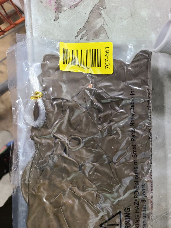 Photo 1 of 104pcs Dark Brown Balloons - 18/12/10/5 Inch Coffee Brown Neutral Latex Balloons Garland Arch Different Sizes for Boho Weddings, Bear Baby Showers, Thanksgiving Party Supplies