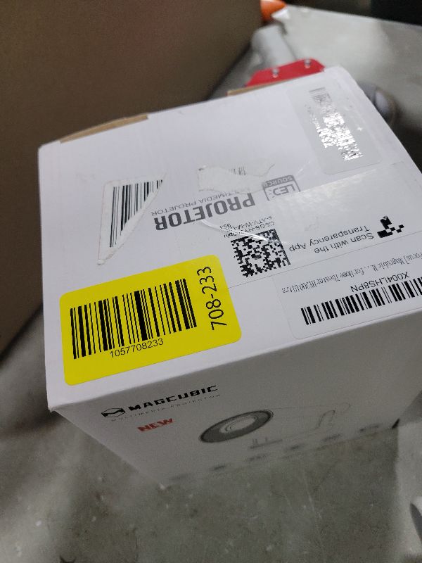 Photo 1 of ?Electric Focus?Magcubic Mini Projector 4K Support, Portable Projector with WiFi 6 and Bluetooth 5.4, Smart Proyector, 5W Soundbase Speaker, 180° Rotation for Home Theater HY300 Ultra