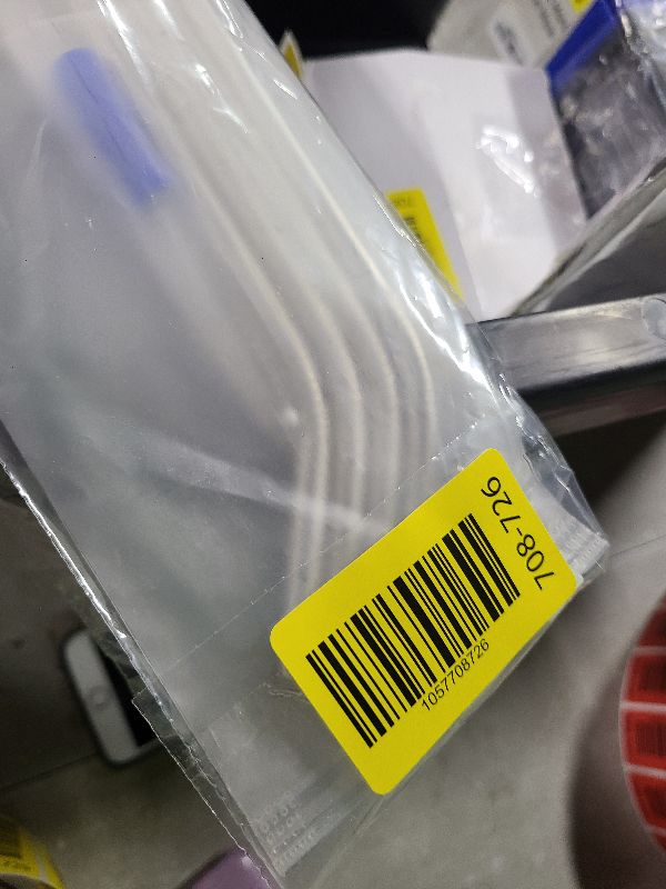 Photo 1 of 14 Inch Stainless Steel Straws, 4pcs Ultra Long Reusable 0.32" (8mm) Big Wide Metal Straws for 40oz/64oz Tumblers or Super Tall Cups with Silicone Tips and Cleaning Brush