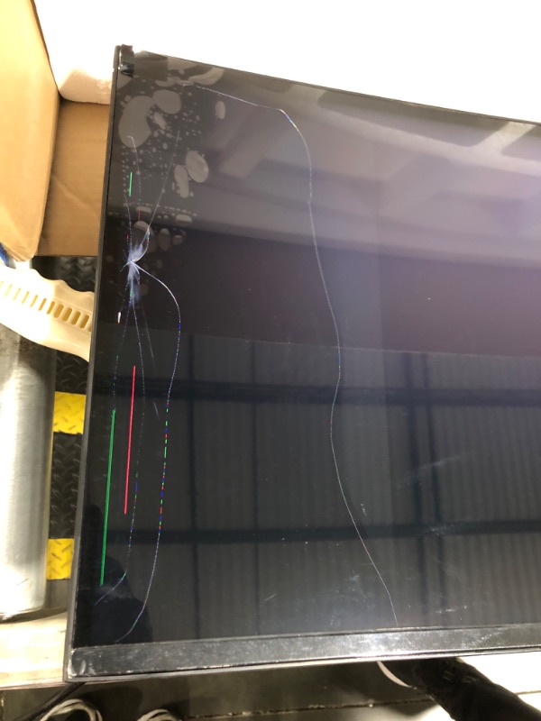 Photo 1 of **** BROKEN DISPLAY SALE FOR PARTS *** FINAL SALE **** NO RETURNS*** AtomFun YOGAES 49 Inch 5K Wide Dual QHD (5120x1440) IPS Surface Game Display, 49 Inch montior. HDR 400, Hidden Inside, USB-C, VESA100*100mm, Tilt Height Adjustment Possible, G-Sync (75hz