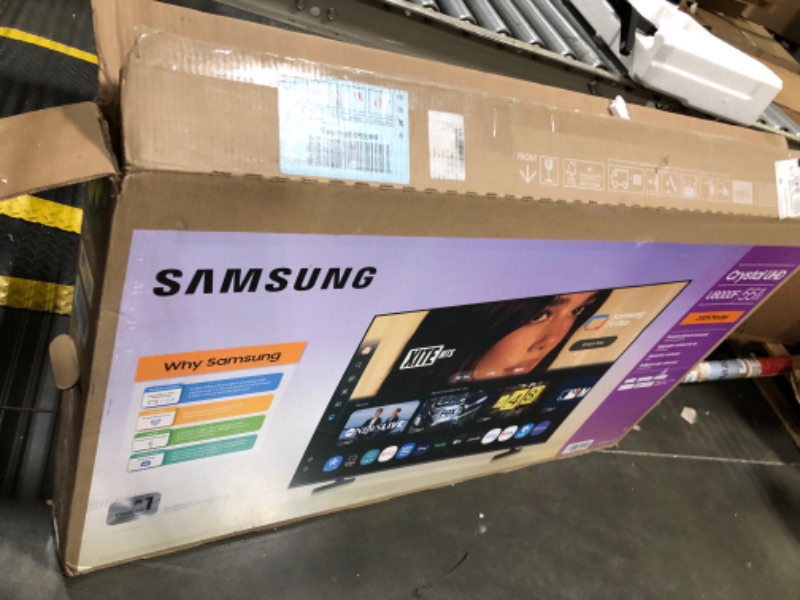 Photo 1 of **** DAMAGED SOME LED CAN BE REPAIRED**** FINAL SALE / NO RETURNS*** Samsung 55-Inch Class Crystal UHD U8000F 4K Smart TV (2025 Model) Endless Free Content, Crystal Processor 4K, MetalStream Design, Knox Security, Compatible with Alexa