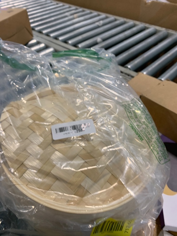 Photo 1 of **DAMAGED**LOOK AT PHOTOS**
Joyce Chen 2-Tier Bamboo Steamer Baskets, 10-Inch