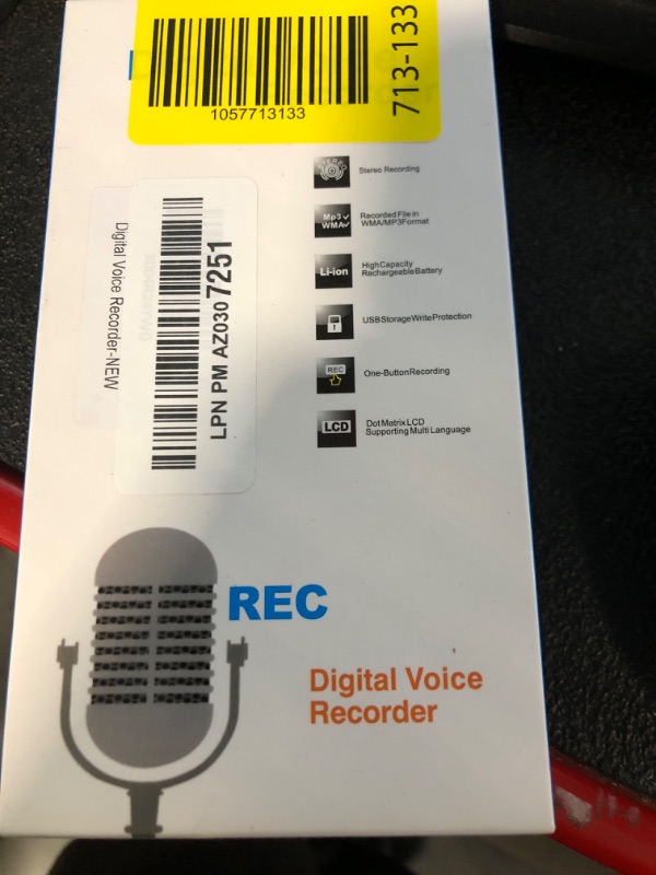 Photo 1 of ?64GB? 4800 Hours Voice Activated Recorder - Tallkcoder Dictaphone Recording Device MP3 Records with Playback, Digital Voice Recorder with AI Noise Reduction for Lectures Meetings Interviews Work