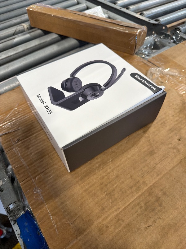 Photo 1 of (Upgraded Version) Wireless Headset, Bluetooth Headset with Noise Cancelling Microphone, Best Headphones with Mic Mute & USB Dongle for PC/Computer/Laptop/Cell Phones/Remote Work/Call Center