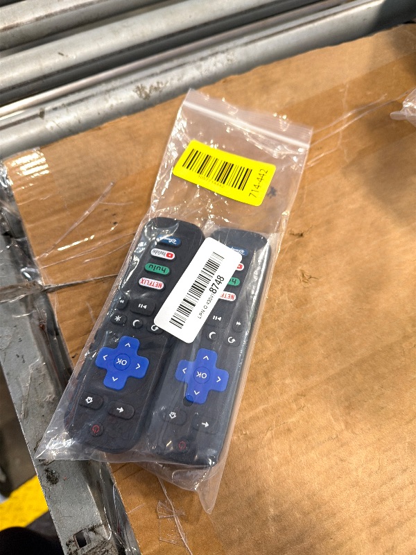 Photo 1 of (Pack of 2) Replacement Remote Control Only for Roku TV, Compatible for TCL Roku/Hisense Roku/Onn Roku/Sharp Roku/Element Roku/Westinghouse Roku/Philips Roku Smart TVs (Not for Roku Stick and Box)