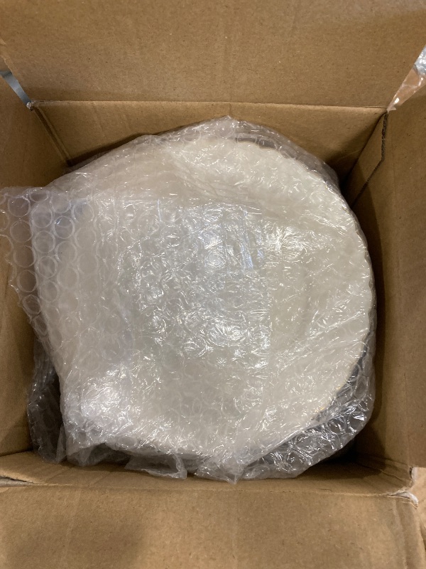 Photo 1 of ****FABRIC SEALED****YOUBET 100 Pack Ivory Scalloped Plastic Plates - 6.5 Inch Gold Disposable Plates with Gold Rim - High End Elegant Vintage Dessert Salad Plate for Birthday Parties & Wedding Thanksgiving