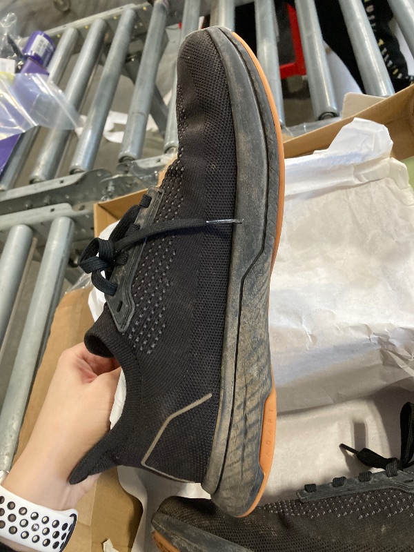 Photo 1 of ****DIRTY*****FLUX FOOTWEAR Adapt Runners for Women and Mens Barefoot Minimalist Shoes – Wide Toe Box, Zero Drop Sole, Lightweight & Flexible, Perfect for Walking, Running and Everyday Comfort - Black/Gum