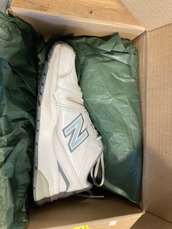 Photo 1 of ****DIRTY*****New Balance Women's 608 V5 Casual Comfort Cross Trainer, White/Light Blue, 11 Wide