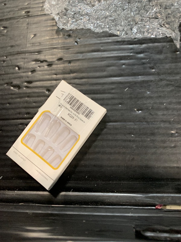 Photo 1 of ** MISSING PIECES ** KQueenest Matte Neon Hot Pink Press on Nails Long Medium Square, Fake Nails Press ons, Glue on Nails Coffin For Women, Vibrant Gel Square Tip Nails, Acrylic Nails for Finger Decoration