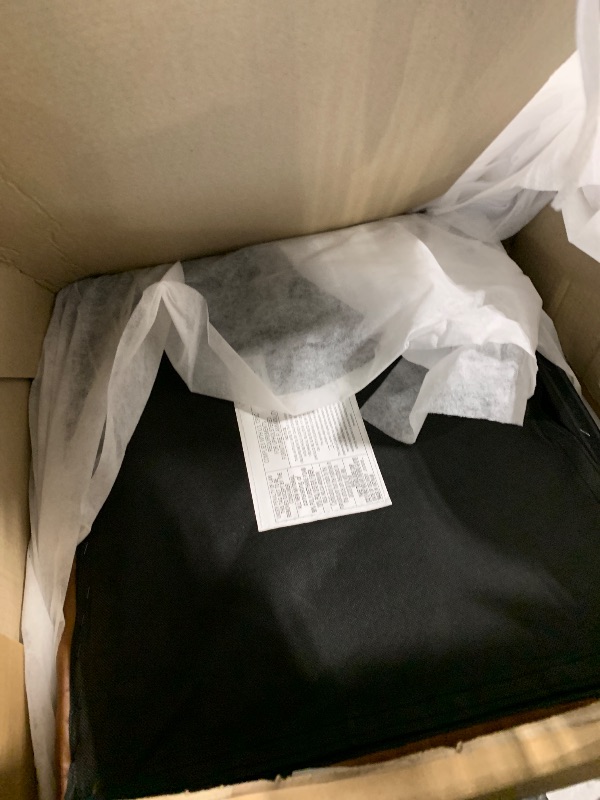 Photo 1 of ******ONLY ONE CHAIR******** Yaheetech PU Leather Accent Chair, Mid-Century Modern Armchair with Solid Wood Legs, Reading Leisure Chair with High Back for Living Room Bedroom Waiting Room,  Brown