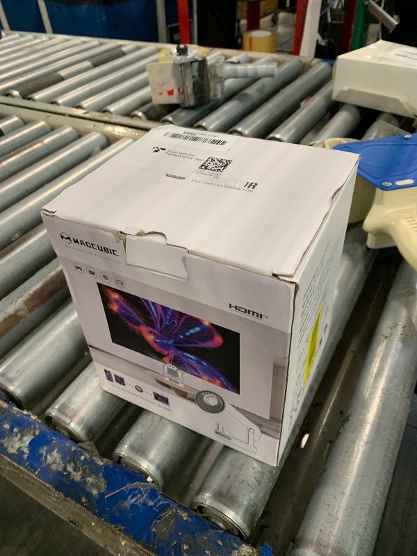 Photo 1 of ?Electric Focus?Magcubic Mini Projector 4K Support, Portable Projector with WiFi 6 and Bluetooth 5.4, Smart Proyector, 5W Soundbase Speaker, 180°Rotation for Home Theater
