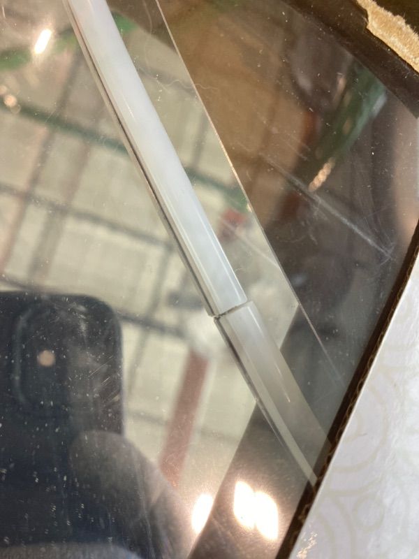 Photo 1 of ***MINOR DAMAGE*** Melannco Heart Shaped Mirror with Neon LED Lights, 13x1.38x11 Inch