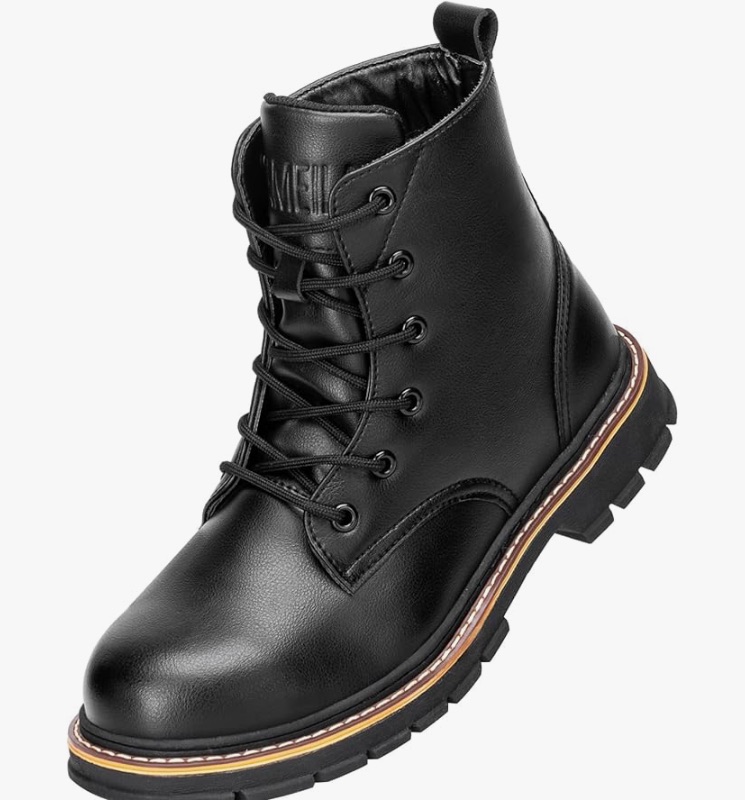 Photo 1 of ****SIMILAR ITEM*** UNKNOWN SIZE***** Steel Toe Boots for Women Men, Waterproof Lightweight Safety Work Boots Durability Composite toe Construction Shoes with 6"