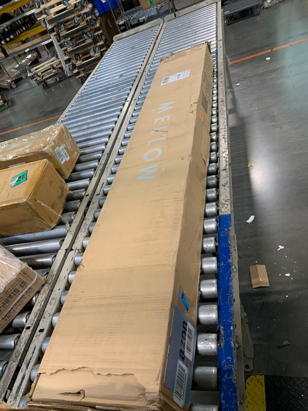 Photo 1 of ** FACTORY SEALED***Mellow Naturalista Classic 12 Inch Solid Wood Platform Bed with Wooden Slats, Full, White Wash