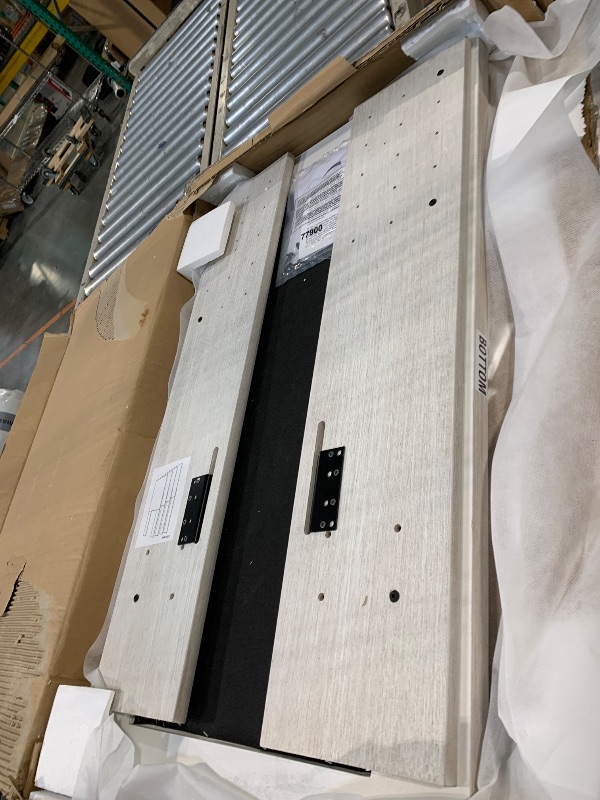 Photo 1 of ** used** Signature Design By Ashley Paxberry Twin Boho Headboard, Distressed White