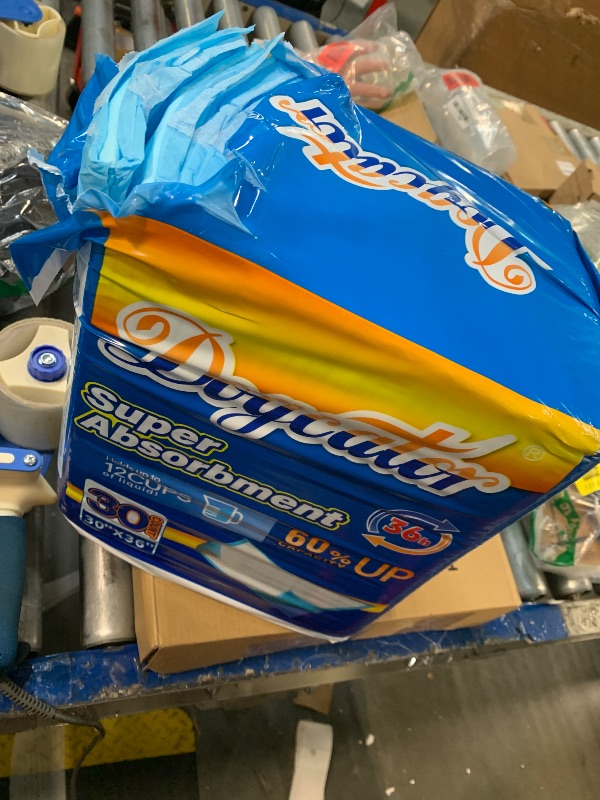 Photo 1 of ** USED/ MISSING PARTS *** Dogcator Dog Pee Pads Extra Large 30"x36", 30 Count Super Absorbent Pee Pads for Dogs, Disposable Urine Bed Pads for Doggie, Thicken XXL Puppy Pads, Piddle Pads X-Large for Indoor, Outdoor Use