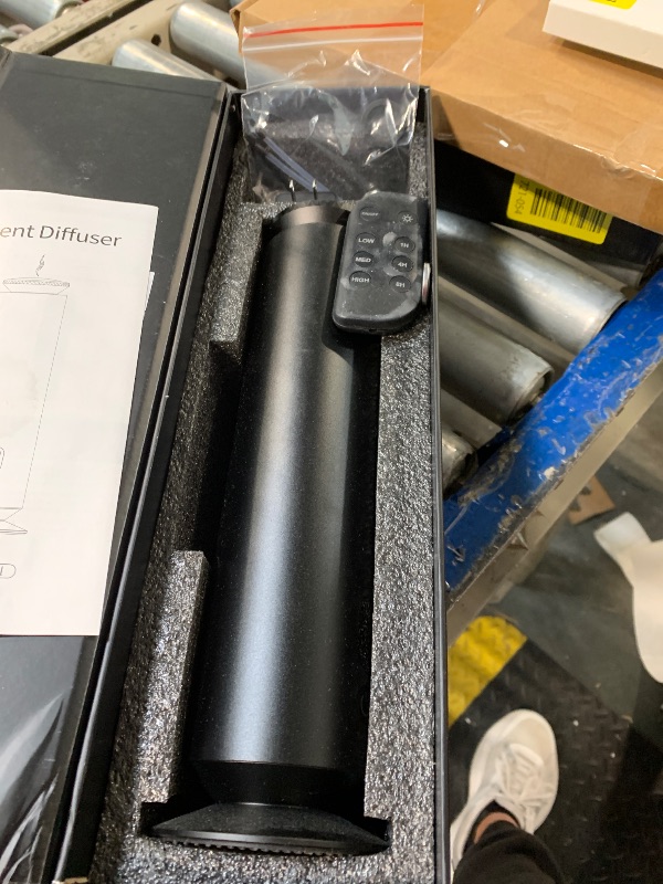 Photo 1 of ** VERY USED/ UNTESTED** Hotel Scent Diffuser Starter Kit - 1000 Square Feet, 7 Ambient Light Settings, Includes 5 Essential Oils for Hotel Aromatherapy, Hotel Scent Diffuser,for Hotels, Homes, and Large Rooms, Black