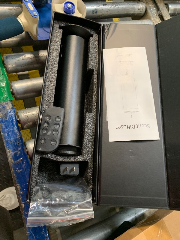 Photo 1 of ** VERY USED/ UNTESTED** Hotel Scent Diffuser Starter Kit - 1000 Square Feet, 7 Ambient Light Settings, Includes 5 Essential Oils for Hotel Aromatherapy, Hotel Scent Diffuser,for Hotels, Homes, and Large Rooms, Black