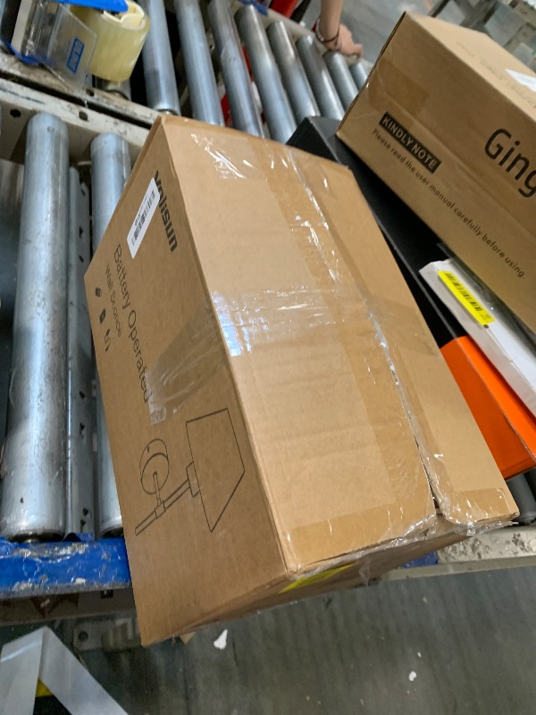 Photo 1 of **UNTESTED**
VOLISUN 17In Battery Operated Wall Sconces Set of Two,Brushed Black Rechargeable Wall Sconce with Remote,3 Colors Wireless Wall Sconces and Modern Led Wall Lights for Living Room,Bedroom(Indoor)