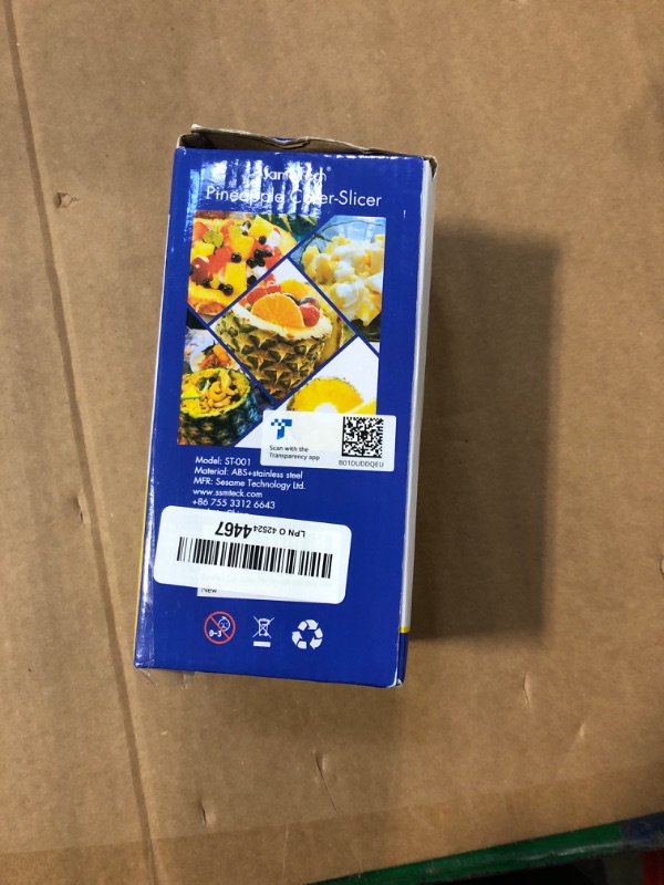 Photo 1 of *Minor Damage*
SameTech Easy Kitchen Tool Stainless Steel Fruit Pineapple Peeler Corer Slicer Cutter