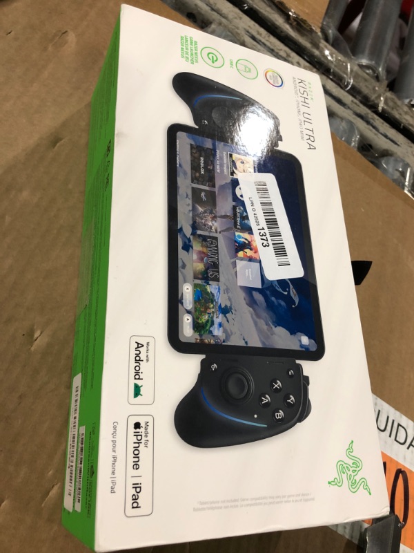 Photo 1 of **DIFERENT ITEMS**Razer Kishi Ultra Gaming Controller for Android, iPhone 15 & 16 Series, iPad Mini A17 Pro & 6 (USB C): Pro Controls - Ergonomic Grip - Stream PC, Xbox, PS5 Games on Mobile, Phone, Tablet - Chroma RGB