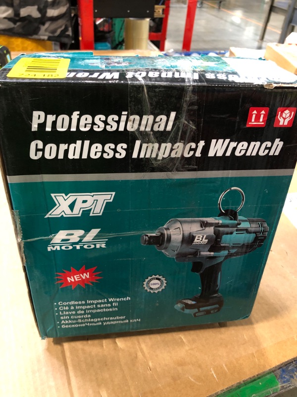 Photo 1 of ** USED** MISSING PARTS**Cordless Impact Wrench 1/2" for Milwaukee 18V Battery, Impact Wrench 1450FT-LBS(2000N.m) High Torque Brushless Electric Impact, with 4 Modes Power Impact Driver for Car, Truck, Mower (No Battery)