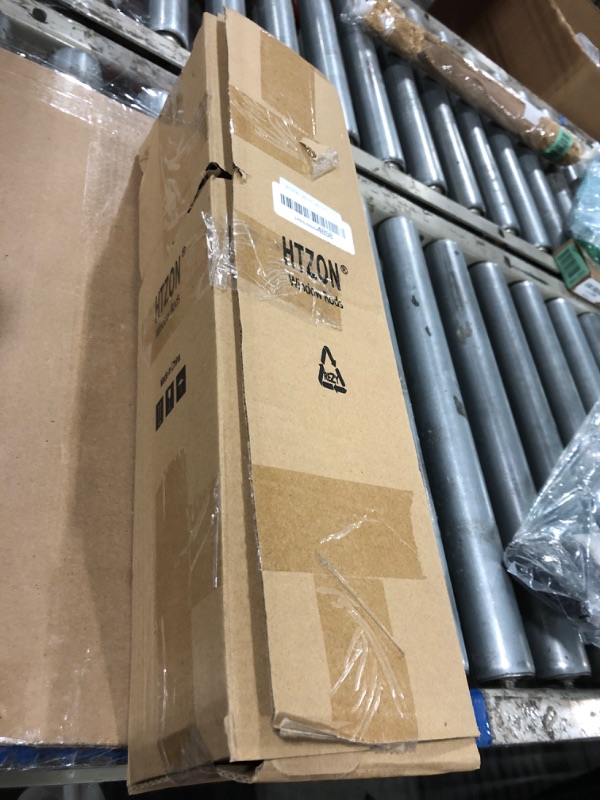 Photo 1 of **missing hardware**
HTZON Wood Curtain Rods for Windows 72 to 144 Inch,1 Inch Wood Grain Ball Adjustable Long Curtain Rod,Boho Heavy Duty Curtain Rods,Farmhouse Rustic Single Window Curtain Rod,Brown Drapery Rods 72-144"