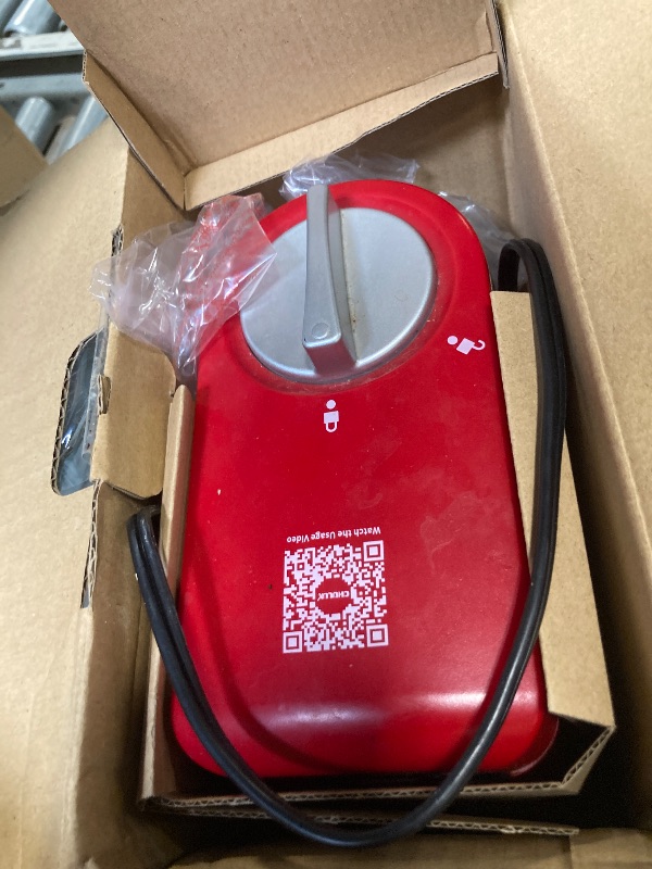 Photo 1 of ***MISSING PARTS*** CHULUX Mini Coffee Maker for K Capsule, Single Serve Coffee Maker for One Cup Americano, Lightweight Pod Coffee Machine, Red