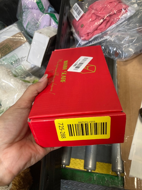 Photo 1 of  Neck Heating Pad Heated Scarf for Pain Relief, Heating Wrap with 5000mAh Power Bank, Cordless Thermal Neck Brace Electric Heated Neck Warmer with 3 Heating Levels(Dark Grey)