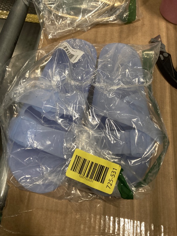 Photo 1 of ***SIMILAR PRODUCT***
FUNKYMONKEY Women's Plastic Sandals New Upgrade Quality EVA Waterproof Double Buckle Adjustable Slides Shoes (8 M US, New Variation Purple/XPZ)