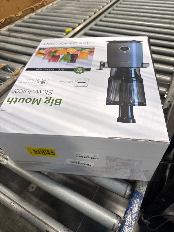 Photo 1 of **DOESNT TURN ON**PARTS ONLY**
ECOSELF Juicer Machines Easy to Clean, with Wide Mouth & Large Feed Chute, Professional Cold Press Juicer For Whole Fruits & Vegetables, Self Feeding for Juice Extractor Machine, High Juice Yield