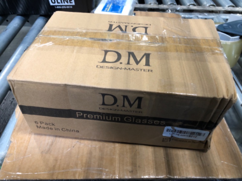 Photo 1 of ***1 missing*** D.M DESIGN·MASTER [6 PACK,12 OZ - Premium Glass Coffee Mugs with Handle. Transparent Tea Glasses for Hot/Cold Beverages, Perfect Design for Americano, Cappuccino, Tea and Beverage.