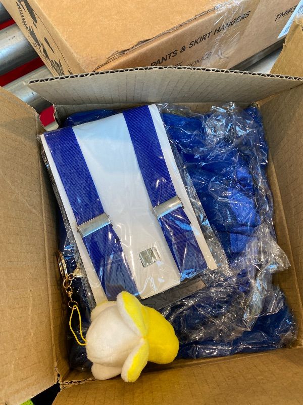 Photo 1 of ***MISSING PIECES*** ***READ CLERK NOTES*** 6 PCS Halloween Costumes for Women Adult, Plus Size Tutu Skirt/Banana Doll/Goggles/Beanie/Suspenders/Gloves, Funny Halloween Costume Set Disfraz Mujer Accessories for Cosplay Theme Birthday Party