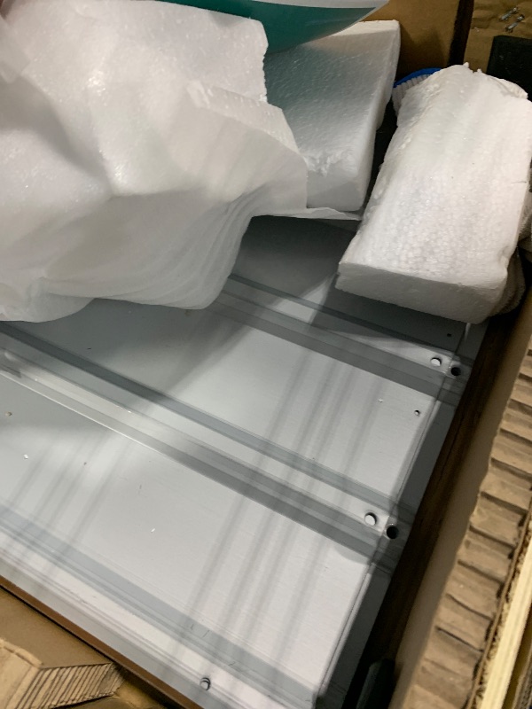 Photo 1 of ***SOME SCRATCHES*** Large Metal Storage Sheds, 8x8 FT Outdoor Storage Shed with Updated Frame Structure, Lockable Doors and Air Vents, Metal Garden Tool Shed for Garden,Backyard,Patio,Lawn, Brown