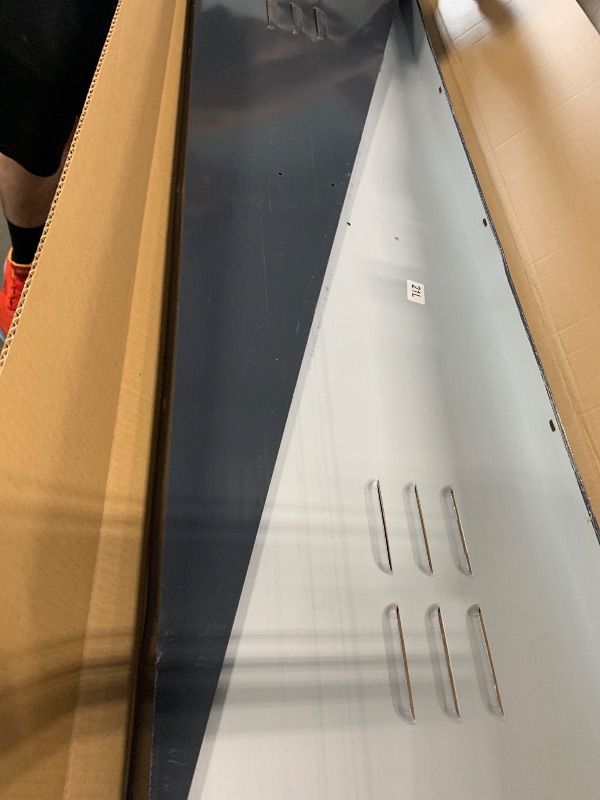 Photo 1 of ***SOME SCRATCHES*** Large Metal Storage Sheds, 8x8 FT Outdoor Storage Shed with Updated Frame Structure, Lockable Doors and Air Vents, Metal Garden Tool Shed for Garden,Backyard,Patio,Lawn, Brown