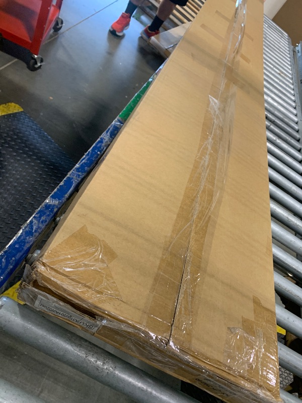 Photo 1 of ***SET OF FOUR BOXES, TOTAL OF 8 PANELS*** Art3d 2-Pack 108" x 12" Acoustic Wood Panels for Wall, Soundproof Wood Slat Panel for Wall and Ceiling, 3D Fluted Sound Absorbing Paneling for Interior Wall Decor, Living Room, Bedroom - Walnut