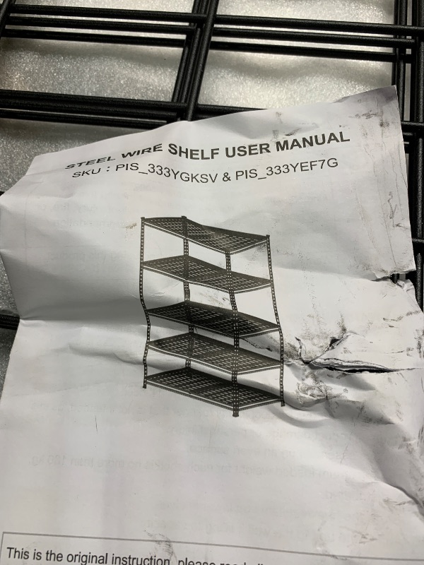 Photo 1 of ****SIMILAR ITEM***** ***UNKNOWN IF MISSING PARTS****** Metal Storage Shelving Unit, 5-Tier Adjustable Storage Rack Heavy Duty Garage Shelves, 2000 lbs for Garage, Kitchen, Bathroom, Warehouse, 48”W x 24”D x 72”H
