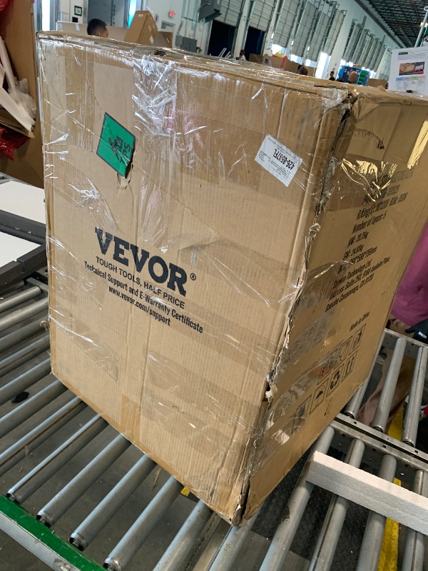 Photo 1 of ***UNTESTED NO CABLE***** VEVOR Hot Box Food Warmer, 5-Tier Concession Warmer with Water Tray, 5 Pans, Single-Door and Adjustable Shelves, Stainless Steel Food Warmer Cabinet, Ideal for Storing Pizza, Chicken, Restaurant