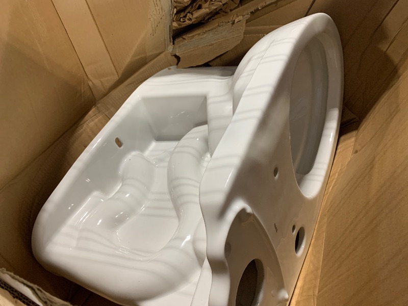 Photo 1 of ****ONLY ONE PCS****** *****ONLY TOILET********** TOTO Drake Elongated 1.28 GPF TORNADO FLUSH Toilet with CEFIONTECT and SoftClose Seat, WASHLET+ Ready, Cotton White - MS776124CEG#01