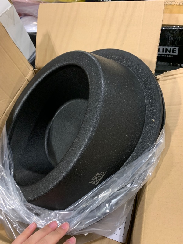 Photo 1 of ***ITEM CORRECT***KEMIMOTO Pairs of 6x9 Speaker Pods, Universal Speaker Boxes Enclosures Compatible with UTV, RV, Car, Boat, Trunk, Trailer, Black, 2pcs