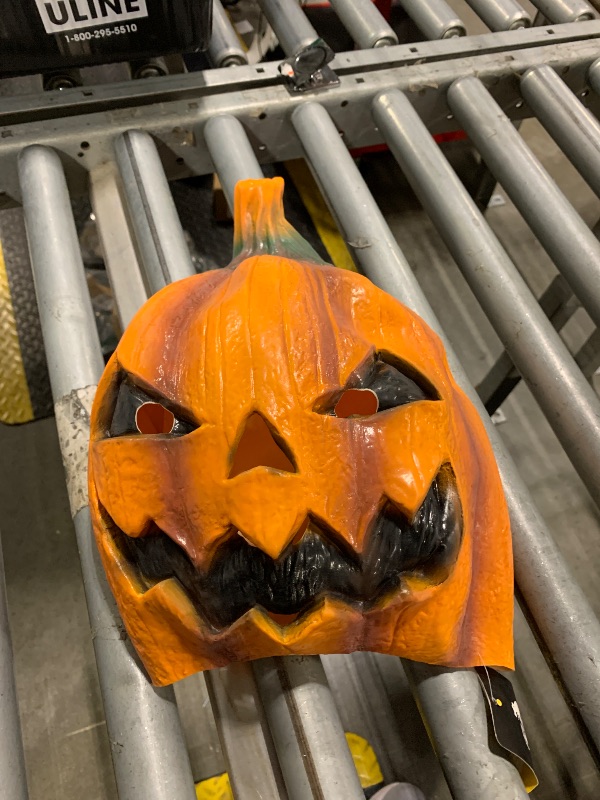 Photo 1 of ****SIMILAR ITEM**** Creepy Party Halloween Jackolantern Pumpkin Face Head Masks Novelty Scary For Party and Trick or Treat