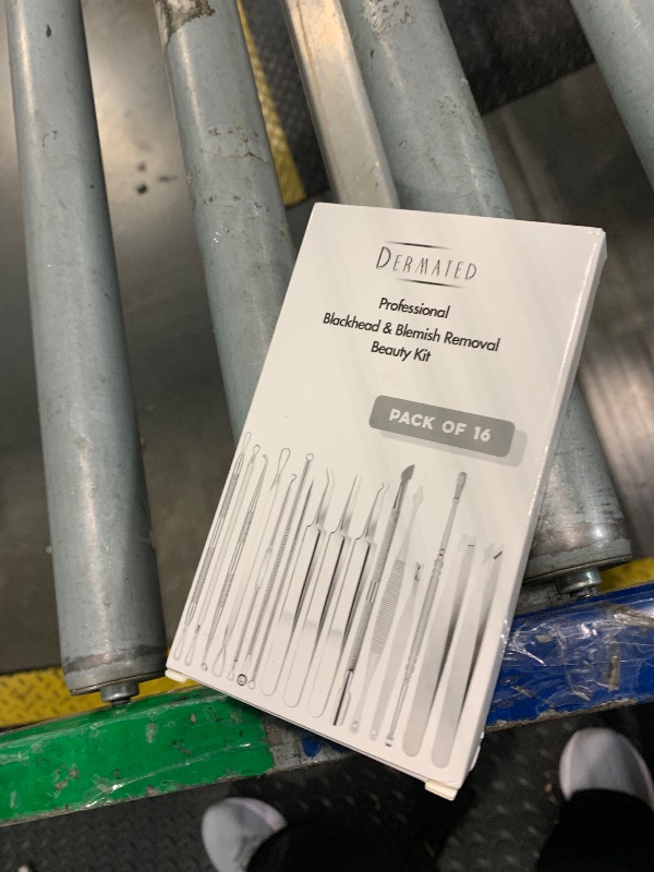 Photo 1 of [16 Pcs] Blackhead Remover Tools 2025 Latest Pimple Popper Tool Kit | Stainless Steel Professional Pimple Extractor Tool Kit for Blackheads, Blemish, Comdone, Acne, Zit, and Whiteheads for Face & Nose