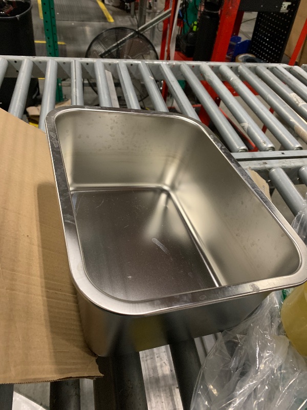 Photo 1 of ****VERY USED****** 2.4 Gallon Elevated Large Dog Water Bowl with Full Metal Stand, 14.2" Raised Stainless Steel Bowl for Large Breed, Dog Feeding Station for Relief Joint Pressure, Easy to Clean, Indoor & Outdoor Uses